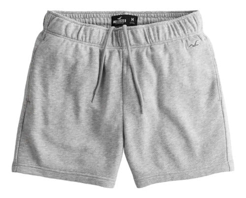 Short De Jogging Hollister By Abercrombie Liso Con Logo