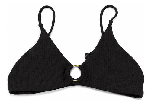 Bikini Mujer Corpiño Zaful Talle Xl Negro Xl