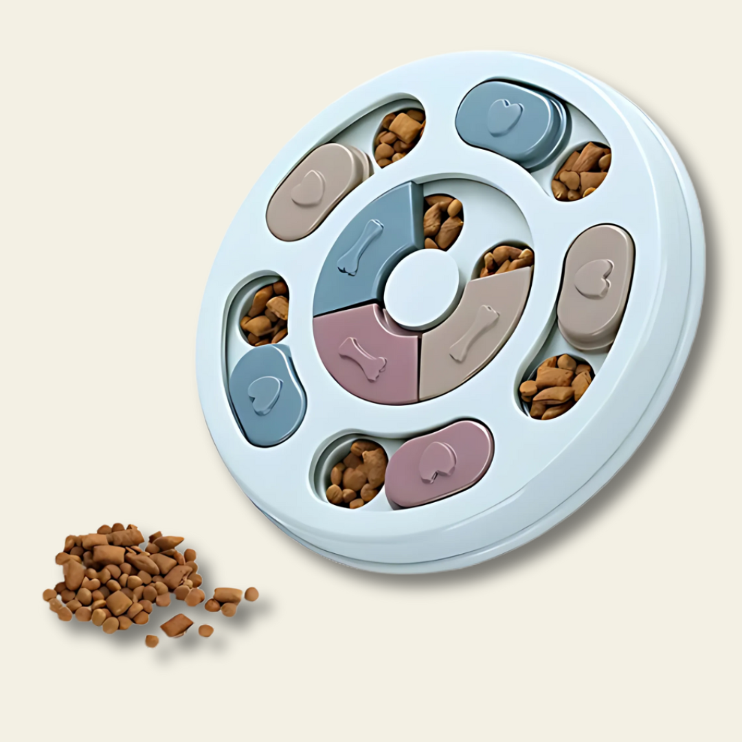 Comedero Tipo Puzzle Para Mascotas