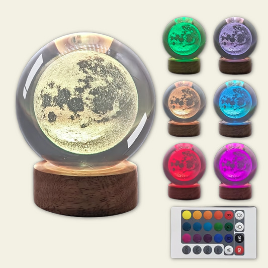 Lampara veladora 3D a color