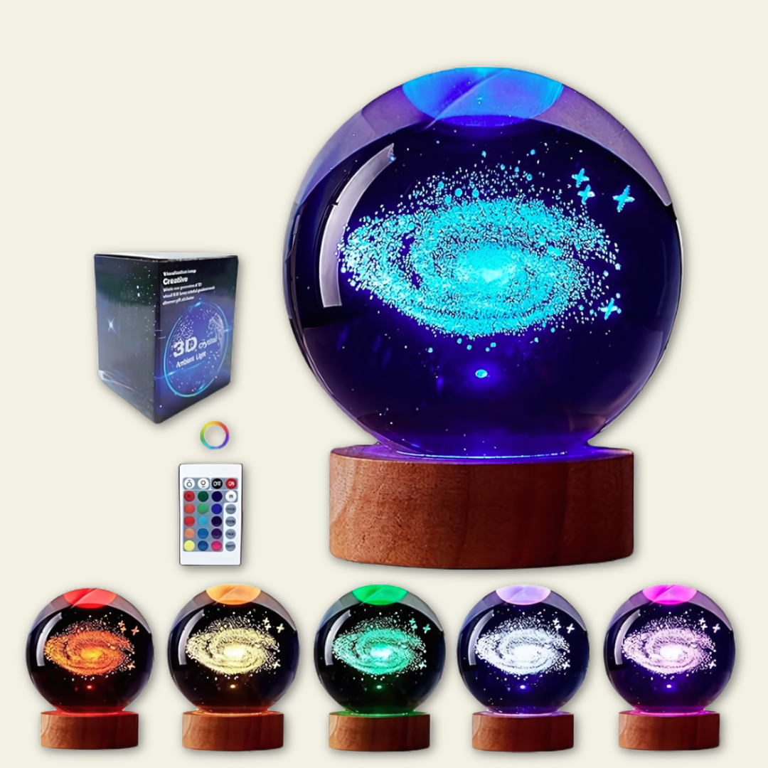 Lampara veladora 3D a color