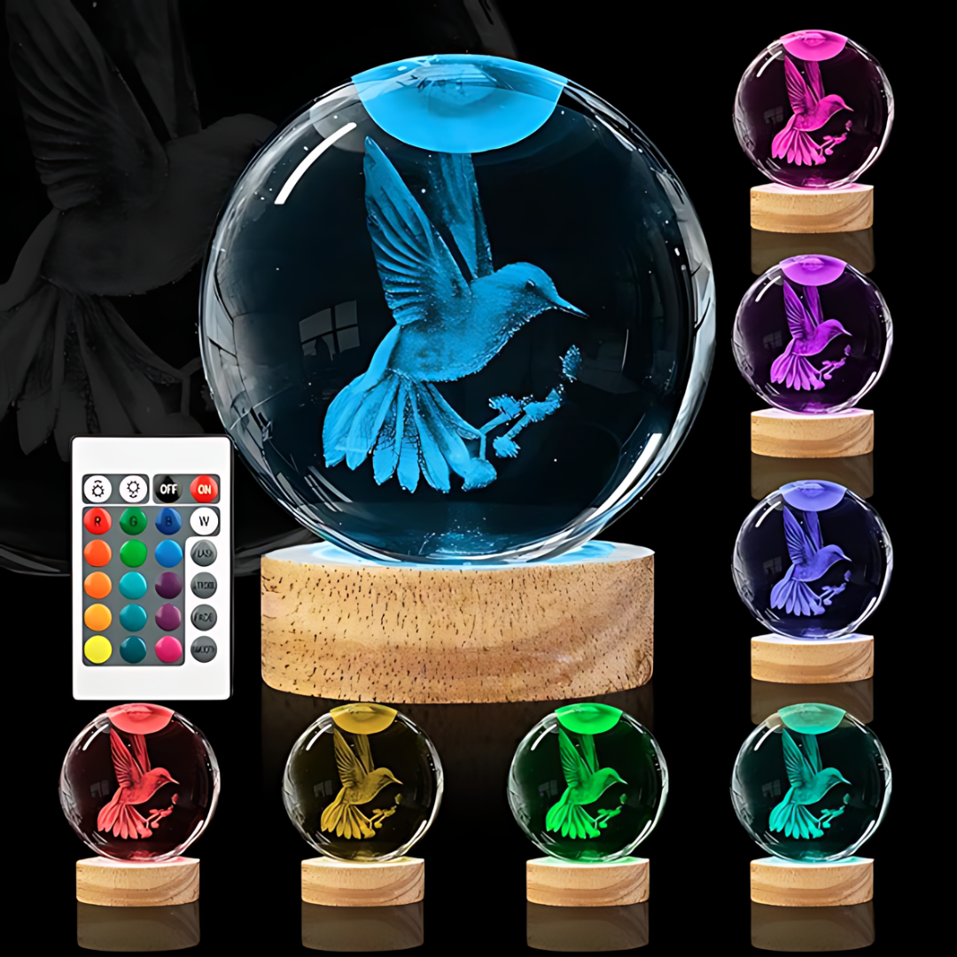 Lampara veladora 3D a color