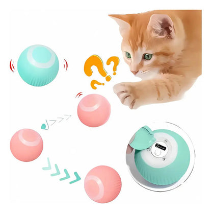 Pelotita Smart Interactiva Para Gato Recargable