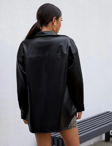 Chaqueta Campera Mujer Shein Negro S