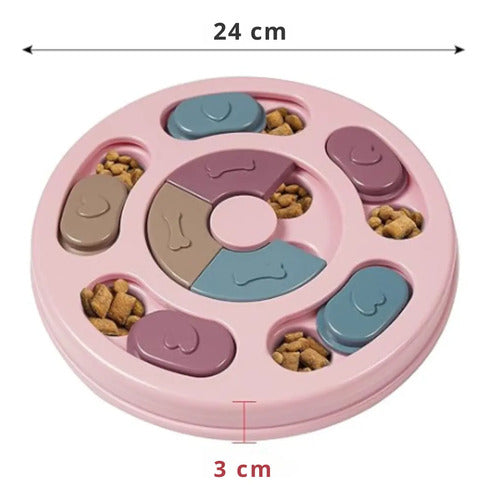 Puzzle De Alimentos Para Perro Dispensador Interactivo Lento