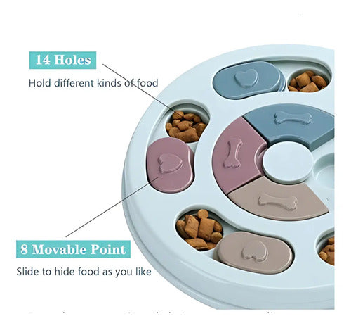 Puzzle De Alimentos Para Perro Dispensador Interactivo Lento