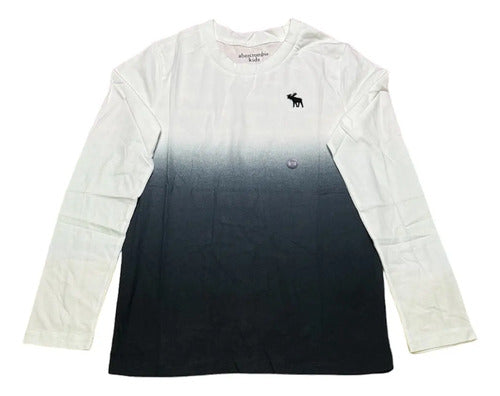 Remera Abercrombie Kids Niño Varón Degrade Moderna