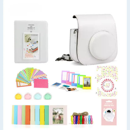 Set Album Estuche Para Instax 7 En 1 Mini 9/11/12 Blanco
