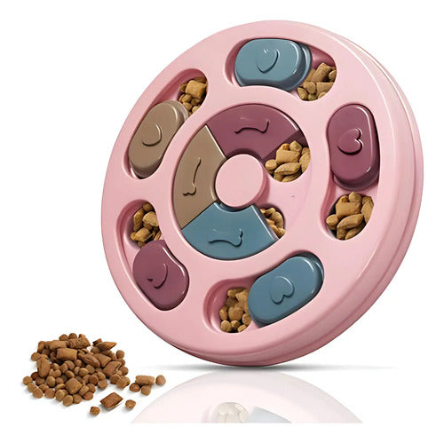 Puzzle De Alimentos Para Perro Dispensador Interactivo Lento