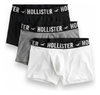Pack 3 Boxers Hollister By Abercrombie Negro S