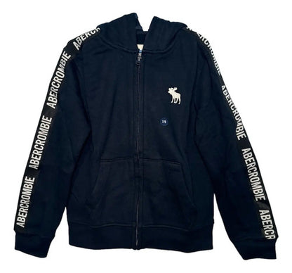 Hoodie Para Niño Abercrombie Kids Con Cierre Y Capucha