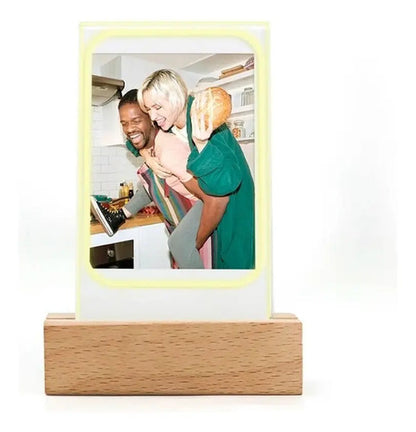 Lampara Led Inalambrica Compatible Polaroid Decorativa Beige Blanco