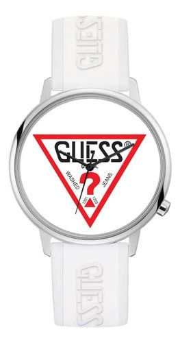 Reloj Guess Originals Classic Resistente Al Agua Blanco