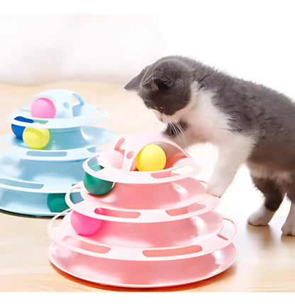 Pack 15 Juguetes Para Gatos Y Gatitos Varita Torre 4 Niveles