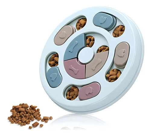 Puzzle De Alimentos Para Perro Dispensador Interactivo Lento