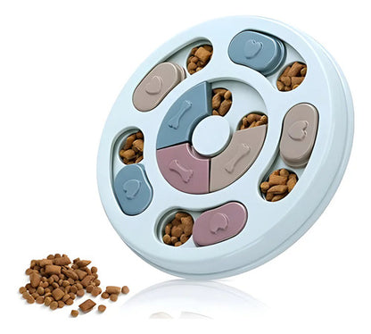 Puzzle De Alimentos Para Perro Dispensador Interactivo Lento