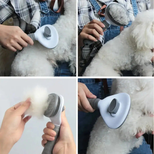 Peine Cepillo Para Mascota Gato Perro Premium Quita Pelo