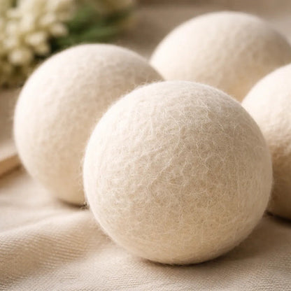 Bolas Lana Premium Para Lavadora Y Secadora X6 Blanco
