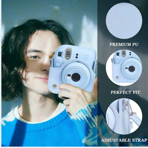 Set Album Estuche Para Instax 7 En 1 Mini 9/11/12 Blanco