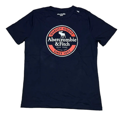 Remera Abercrombie Kids Niño Varón Comoda Moderna Logo