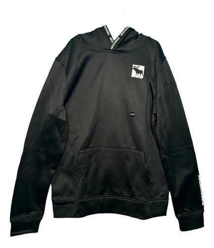 Canguro Abercrombie Kids Deportivo Licra Logo 13/14 Negro