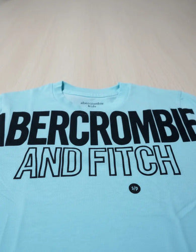 Remera Manga Corta Abercrombie Niño Kids Modelo