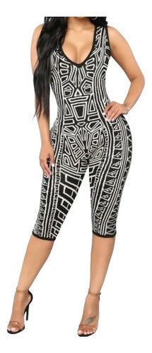 Enterito Dama Fashion Nova Nuevo Importado Comodo Crema Xs