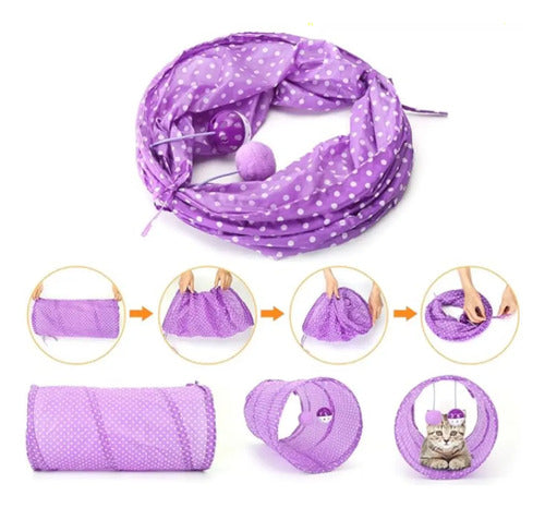 Pack 21 Juguetes Para Gatos Y Gatitos Túnel Rascador Varita