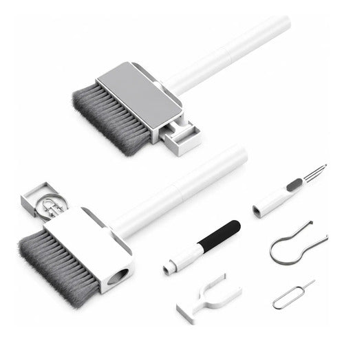 Kit Limpieza Cepillo 9 En 1 Teclado Celular iPhone Negro