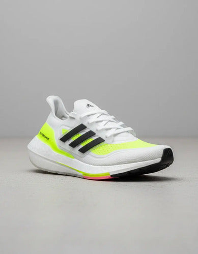 Championes Running adidas Hombre Ultraboost 21 Blanco 9 Uk