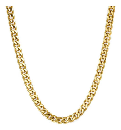 Collar Cadena Hombre Acero Quirúrgico 5-7 Mm