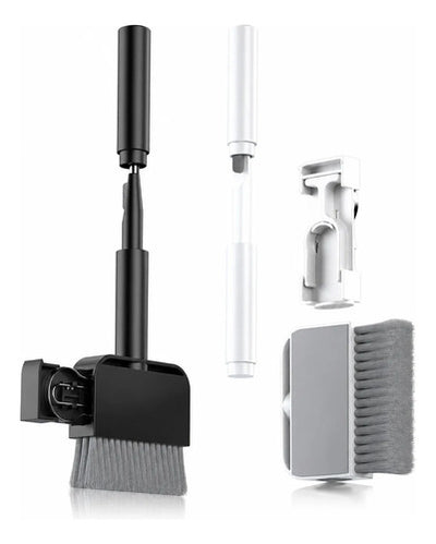 Kit Limpieza Cepillo 9 En 1 Teclado Celular iPhone Negro