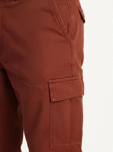 Pantalón Cargo Hollister By Abercrombie Terracota 30