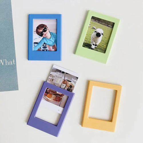Pack De 5 Marcos De Fotos Magnéticos Para Instax Mini 9/11/1 Liso