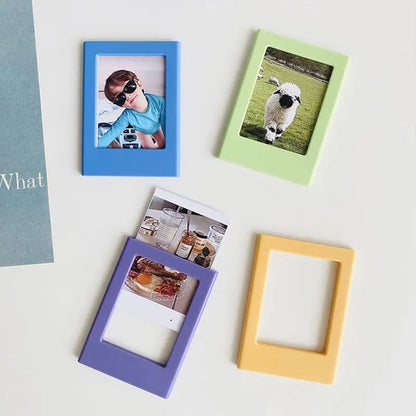 Pack De 5 Marcos De Fotos Magnéticos Para Instax Mini 9/11/1 Liso