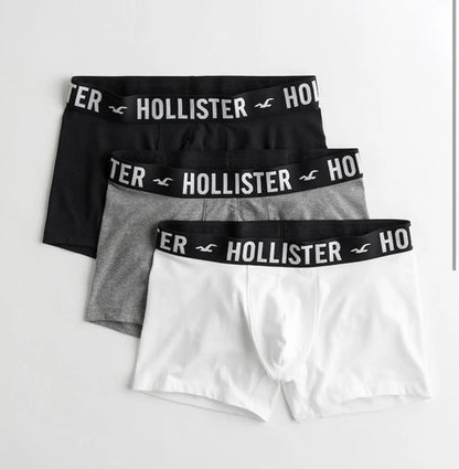 Pack 3 Boxers Hollister By Abercrombie Negro S