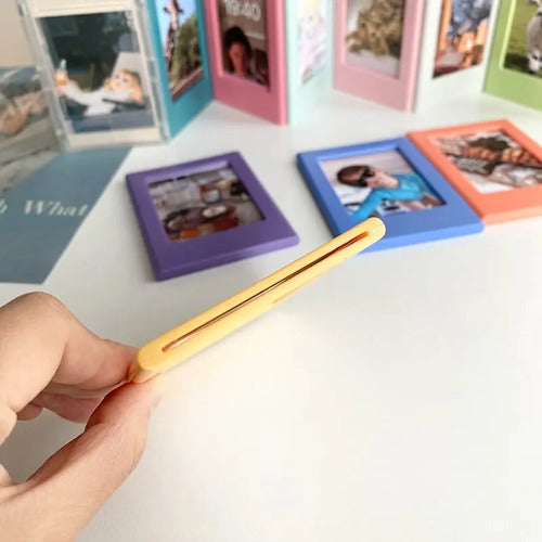 Pack De 5 Marcos De Fotos Magnéticos Para Instax Mini 9/11/1 Liso