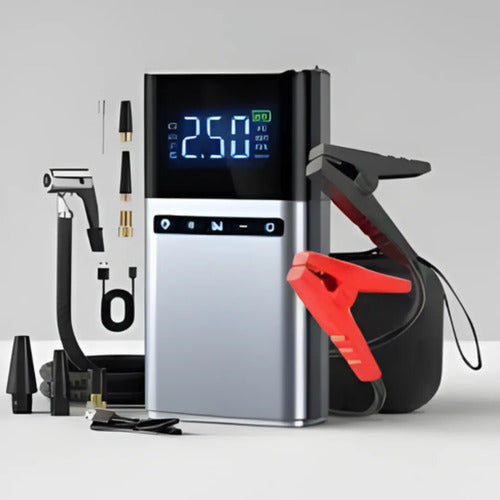 Arrancador Inflador Compresor Portatil Para Auto Moto
