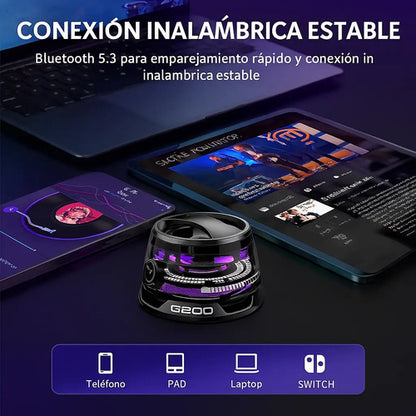 Parlante Bluetooth Inalambrico Magnetico G200 Negro