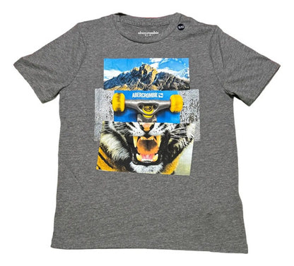 Remera Abercrombie Kids Niño Varón Comoda Moderna Logo