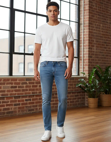 Jean Hollister By Abercrombie Tipo Five Pockets Azul 31