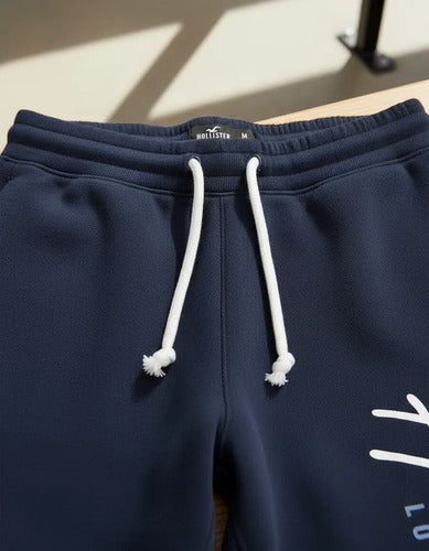 Pantalon Deportivo Hollister By Abercrombie  Azul S