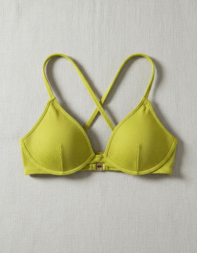 Bikini Mujer Corpiño Zaful Talle Xl Verde Xl