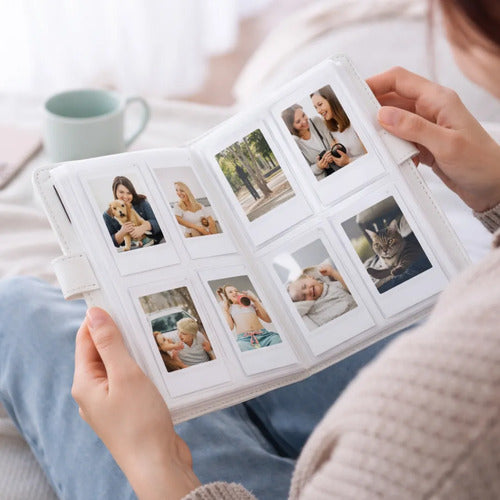 Set Album Estuche Para Instax 7 En 1 Mini 9/11/12 Rosa