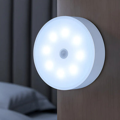 Lampara Recargable Sensor Movimiento Calida Fria