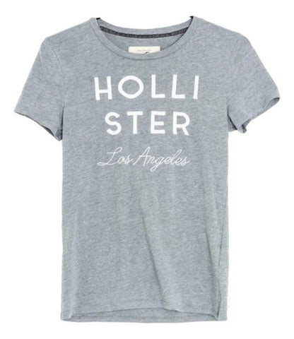 Remera Dama Hollister Estampada Redonda
