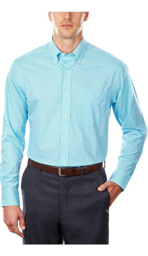 Camisa Tommy Hilfiger Lisa Hombre Cuello Americano Turquesa Xl