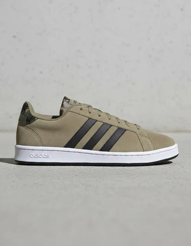 Championes adidas Grand Court Hombre Verdes Verde Musgo 8.5 Uk