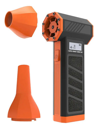 Soplador Alta Potencia Pistola Mini Jet Turbo Led Estuche