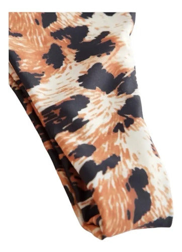 Malla Bikini Zaful Playa Baño Nueva 2 Piezas Animal Print